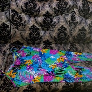 Multicolored jump suit